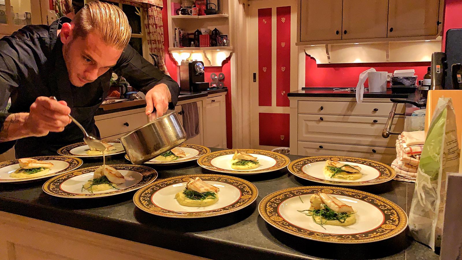 Signature plated dish